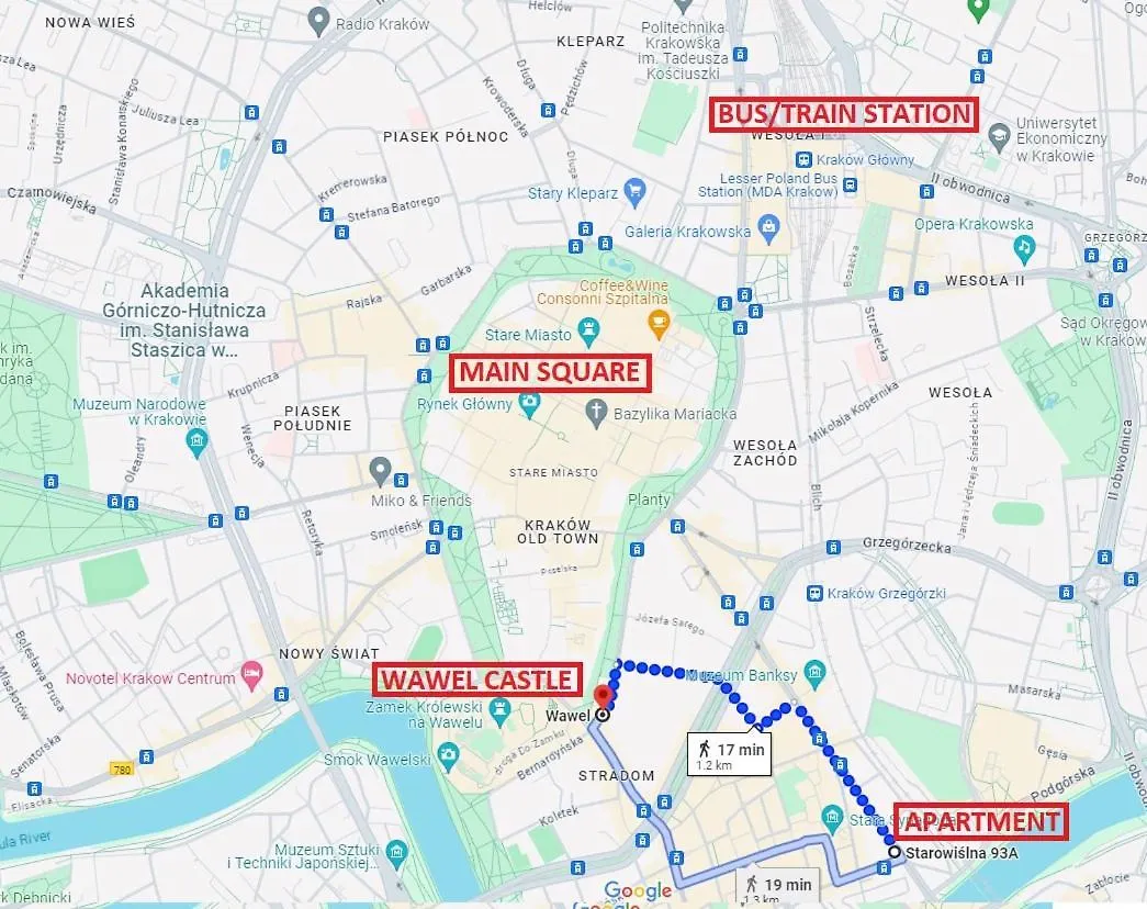 2 Bedroom Apartment In Heart Of Kazimierz District Krakow